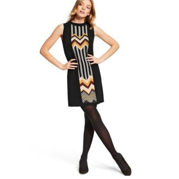 Missoni for Target Zig Zag Patchwork Sleeveless Sweater Dress Chevron Pattern - Picture 1 of 7